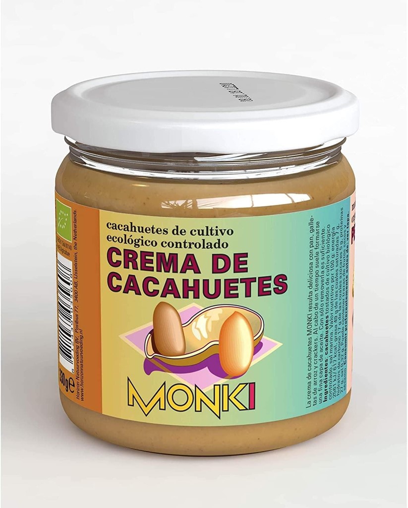 Foto 1 Crema cacahuetes MONKI 330 gr Bio