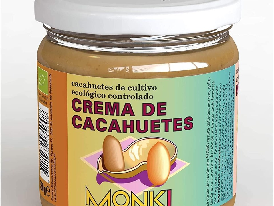 Crema cacahuetes MONKI 330 gr Bio